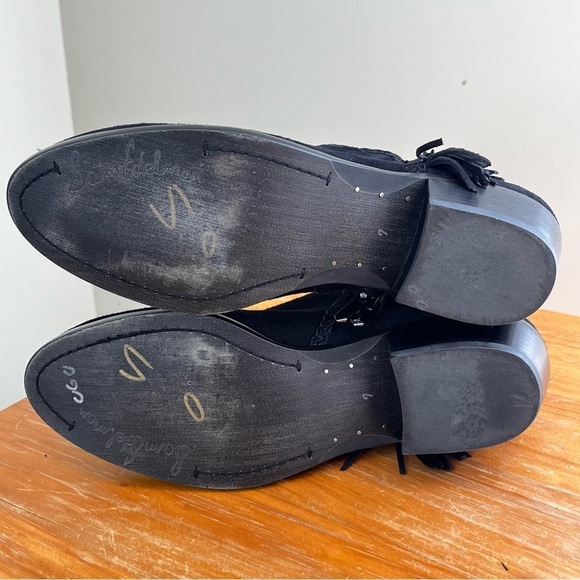 Sam Edelman Paige Suede Fringe Bootie - Picture 15 of 15